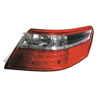 Replace® - Passenger Side Outer Replacement Tail Light Lens and Housing (CAPA Certified)