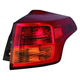 Replace® - Passenger Side Outer Replacement Tail Light Lens and Housing (CAPA Certified)