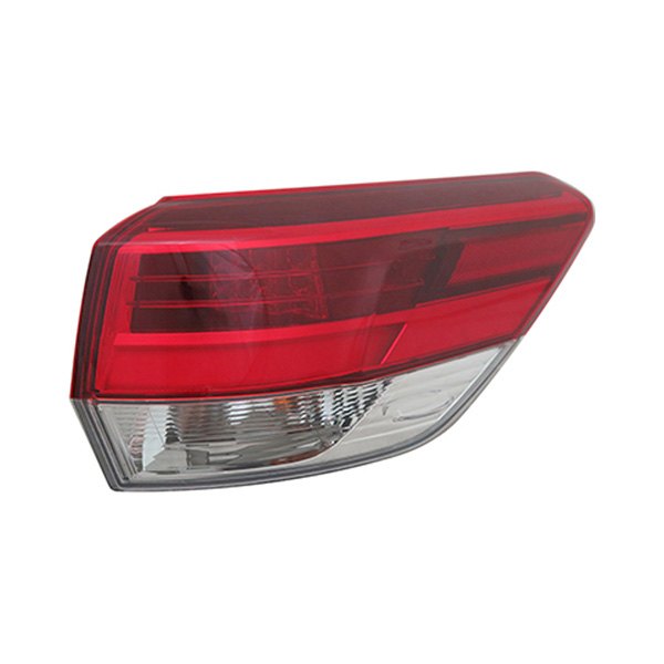 Replace® - Passenger Side Outer Replacement Tail Light (Brand New OE), Toyota Highlander