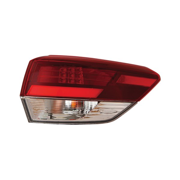 Replace® - Passenger Side Outer Replacement Tail Light, Toyota Highlander