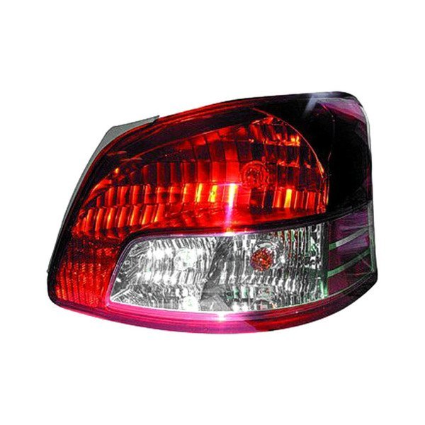 Replace® - Passenger Side Replacement Tail Light Lens and Housing, Toyota Yaris