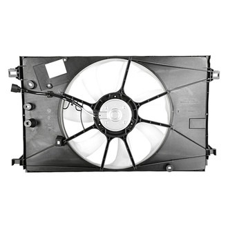 Replace® - Radiator and Condenser Fan Assembly with One Big Fan
