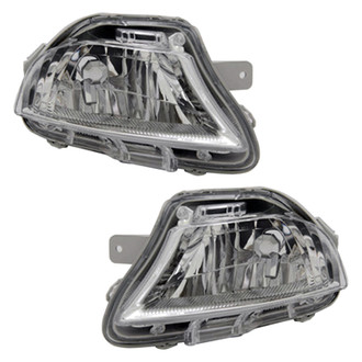 Replace® - Replacement Fog Light Lens and Housing Set (Standard Line)