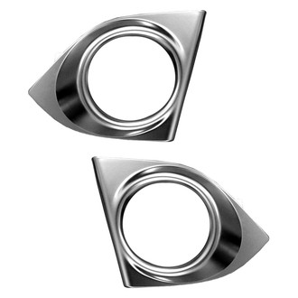 Replace® - Front Driver and Passenger Side Fog Light Bezel Set (Standard Line)