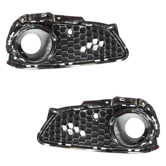 Replace® - Front Outer Driver and Passenger Side Fog Light Bezel Set (Standard Line)