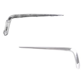 Replace® - Front Driver and Passenger Side Bumper Cover Molding Set (Standard Line)