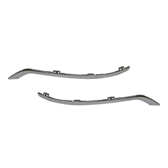 Replace® - Rear Driver and Passenger Side Bumper Molding Strip Set (Standard Line)