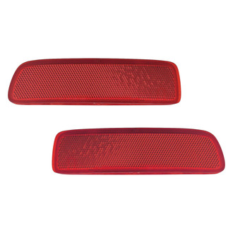 Replace® - Rear Driver and Passenger Side Bumper Reflector Set (CAPA Certified)