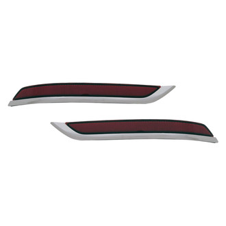 Replace® - Rear Driver and Passenger Side Bumper Reflector Set (CAPA Certified)