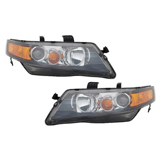 Replace® - Driver and Passenger Side Replacement Headlight Set Lens and Housing (CAPA Certified)