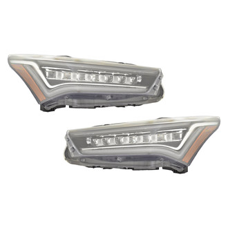 Replace® - Driver and Passenger Side Replacement Headlight Set (CAPA Certified)