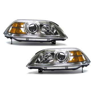 Replace® - Driver and Passenger Side Replacement Headlight Set Lens and Housing (Value Line)