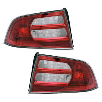 Replace® - Black LED Tail Lights