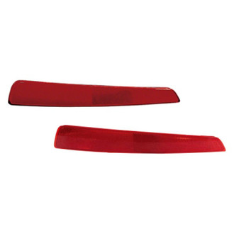 Replace® - Rear Driver and Passenger Side Bumper Reflector Set (CAPA Certified)