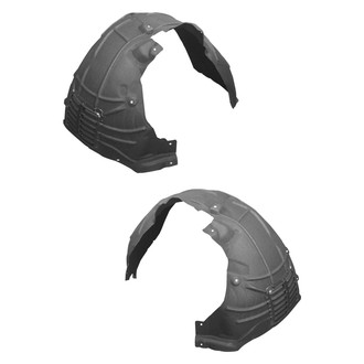 Replace® - Front Driver and Passenger Side Fender Liner Rear Section Set (CAPA Certified)