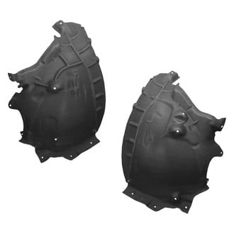 Replace® - Front Rearward Driver and Passenger Side Fender Liner Rear Section Set (Standard Line)