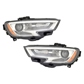 Replace® - Driver and Passenger Side Replacement Headlight Set Lens and Housing (CAPA Certified)