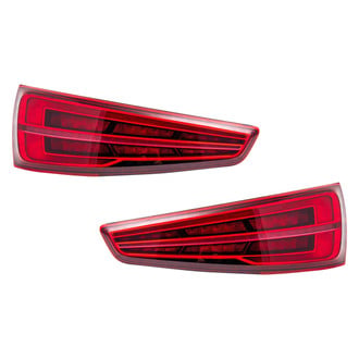 Replace® - Black LED Tail Lights