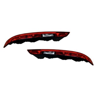 Replace® - Black Factory Tail Lights
