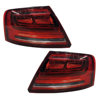 Replace® - Black Fiber Optic Tail Lights