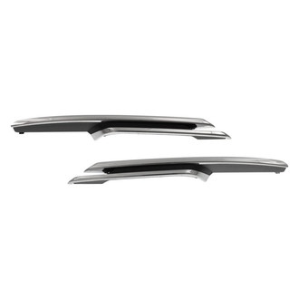 Replace® - Front Lower Outer Driver and Passenger Side Bumper Cover Grille Molding Set (Standard Line)