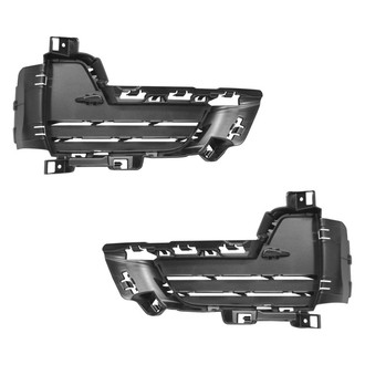 Replace® - Front Lower Driver and Passenger Side Fog Light Cover Set (Standard Line)