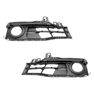 Replace® - Front Driver and Passenger Side Fog Light Bezel Set (Standard Line)