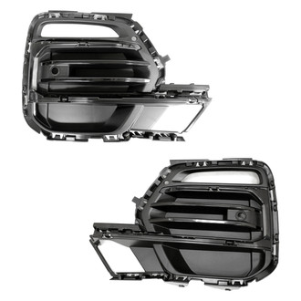 Replace® - Front Outer Driver and Passenger Side Fog Light Cover Set (Standard Line)