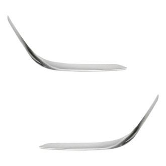 Replace® - Front Outer Driver and Passenger Side Bumper Impact Strip Set (Standard Line)