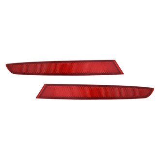 Replace® - Rear Driver and Passenger Side Bumper Reflector Set (CAPA Certified)
