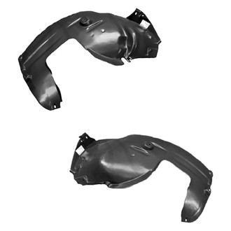 Replace® - Front Driver and Passenger Side Fender Liner Rear Section Set (Standard Line)