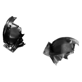 Replace® - Front Rearward Driver and Passenger Side Fender Liner Rear Section Set (Standard Line)