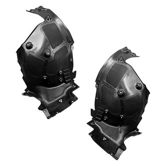 Replace® - Front Rearward Driver and Passenger Side Fender Liner Rear Section Set (Standard Line)