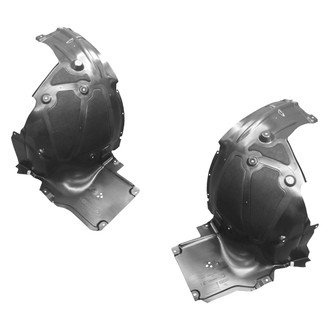 Replace® - Front Rearward Driver and Passenger Side Fender Liner Set (CAPA Certified)
