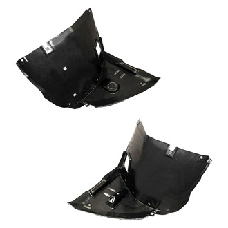 Replace® - Front Driver and Passenger Side Fender Liner Front Section Set (Standard Line)
