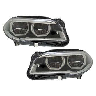Replace® - Driver and Passenger Side Replacement Headlight Set Lens and Housing (Standard Line)