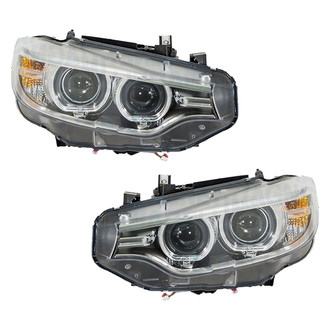 Replace® - Driver and Passenger Side Replacement Headlight Set Lens and Housing (CAPA Certified)