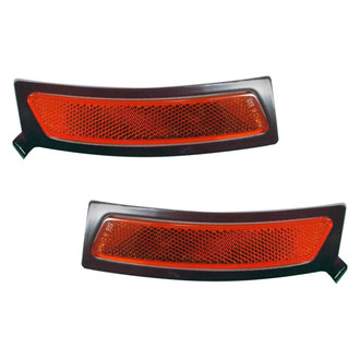 Replace® - Front Driver and Passenger Side Bumper Reflector Set (CAPA Certified)