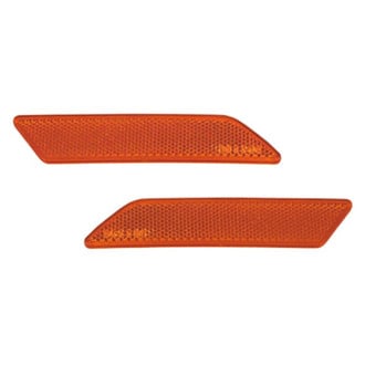 Replace® - Front Driver and Passenger Side Bumper Reflector Set (CAPA Certified)
