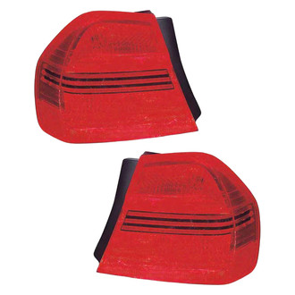 Replace® - Driver and Passenger Side Outer Replacement Tail Light Lens and Housings (Value Line)