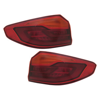 Replace® - Driver and Passenger Side Outer Replacement Tail Lights (CAPA Certified)