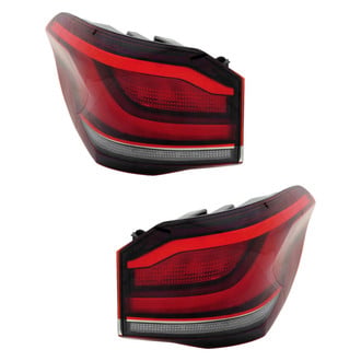 Replace® - Black LED Tail Lights
