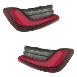 Replace® - Black LED Tail Lights