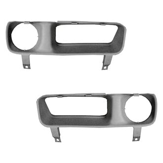 Replace® - Front Driver and Passenger Side Bumper Grille Insert Set (Standard Line)