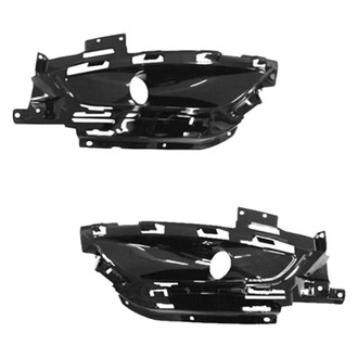 Replace® - Front Driver and Passenger Side Fog Light Bezel Set (Standard Line)