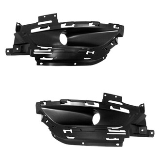 Replace® - Front Driver and Passenger Side Fog Light Bezel Set (Standard Line)