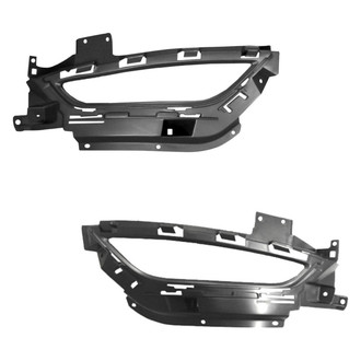 Replace® - Front Driver and Passenger Side Fog Light Bezel Set (Standard Line)