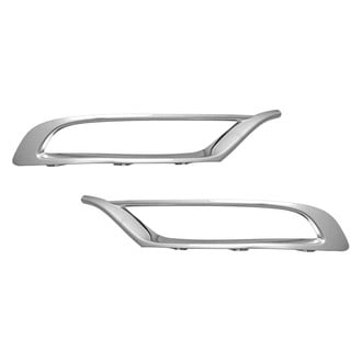 Replace® - Front Driver and Passenger Side Fog Light Trim Set (Standard Line)