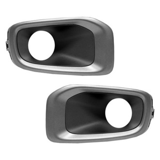 Replace® - Front Driver and Passenger Side Fog Light Bezel Set (Standard Line)