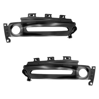 Replace® - Front Driver and Passenger Side Fog Light Bezel Set (Standard Line)